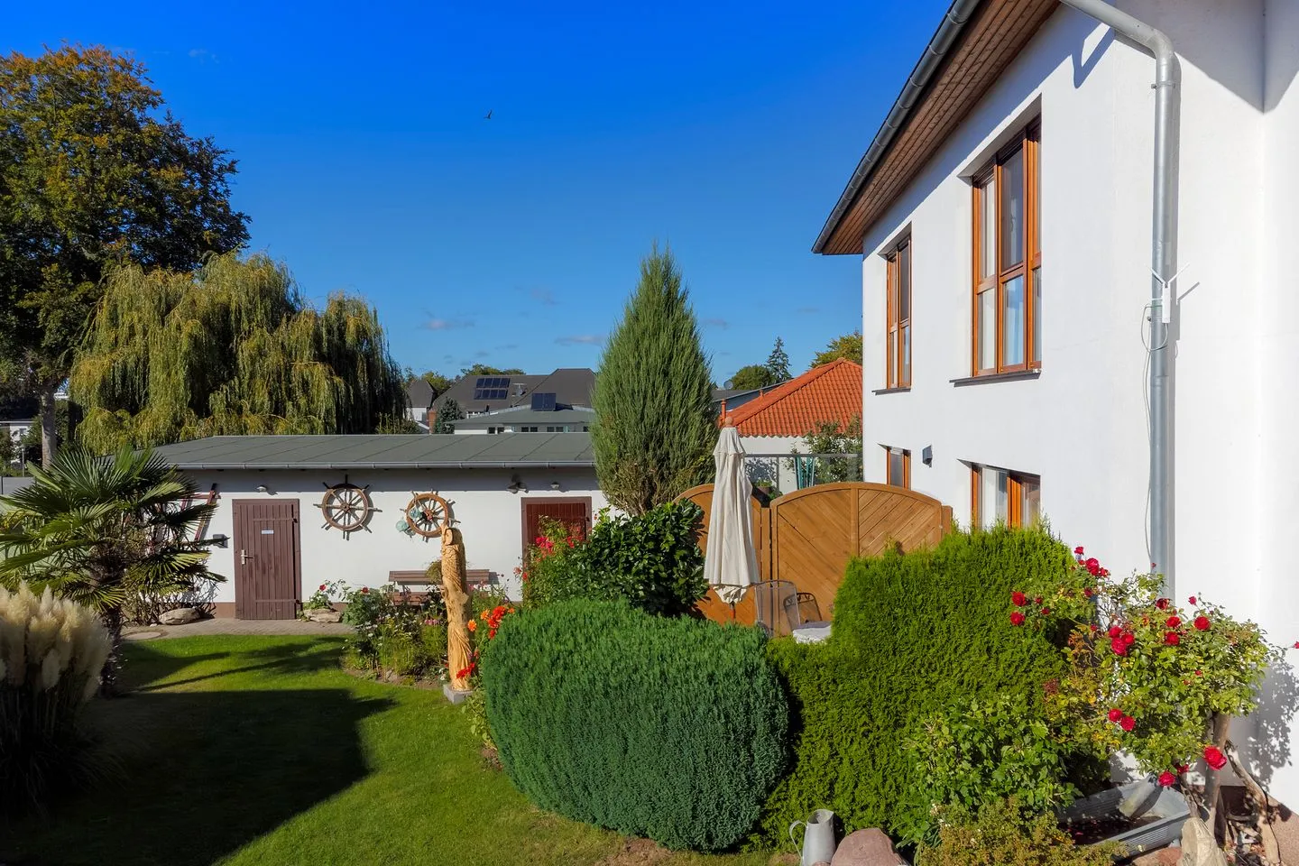 Villa Stranddistel, Whg. 2 Zinnowitz - Garten
