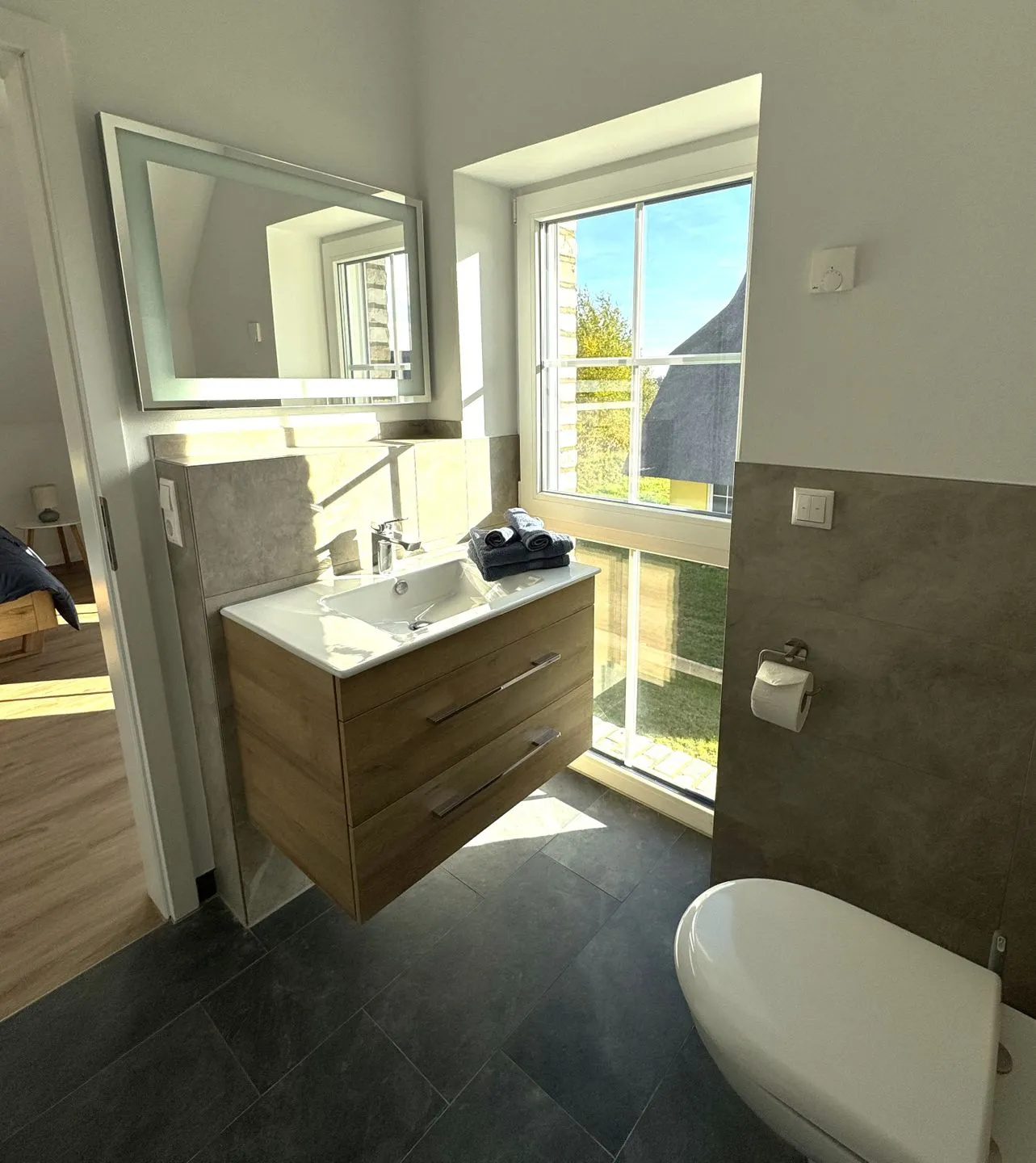 Ferienwohnung Kajüte 2 Poseritz - Badezimmer
