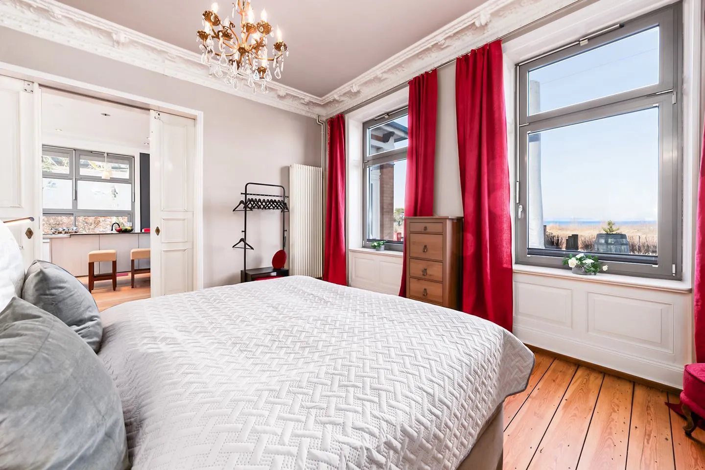 Strandvilla Strandpalais - historischer Charme in exklusiver Lage - Schlafzimmer