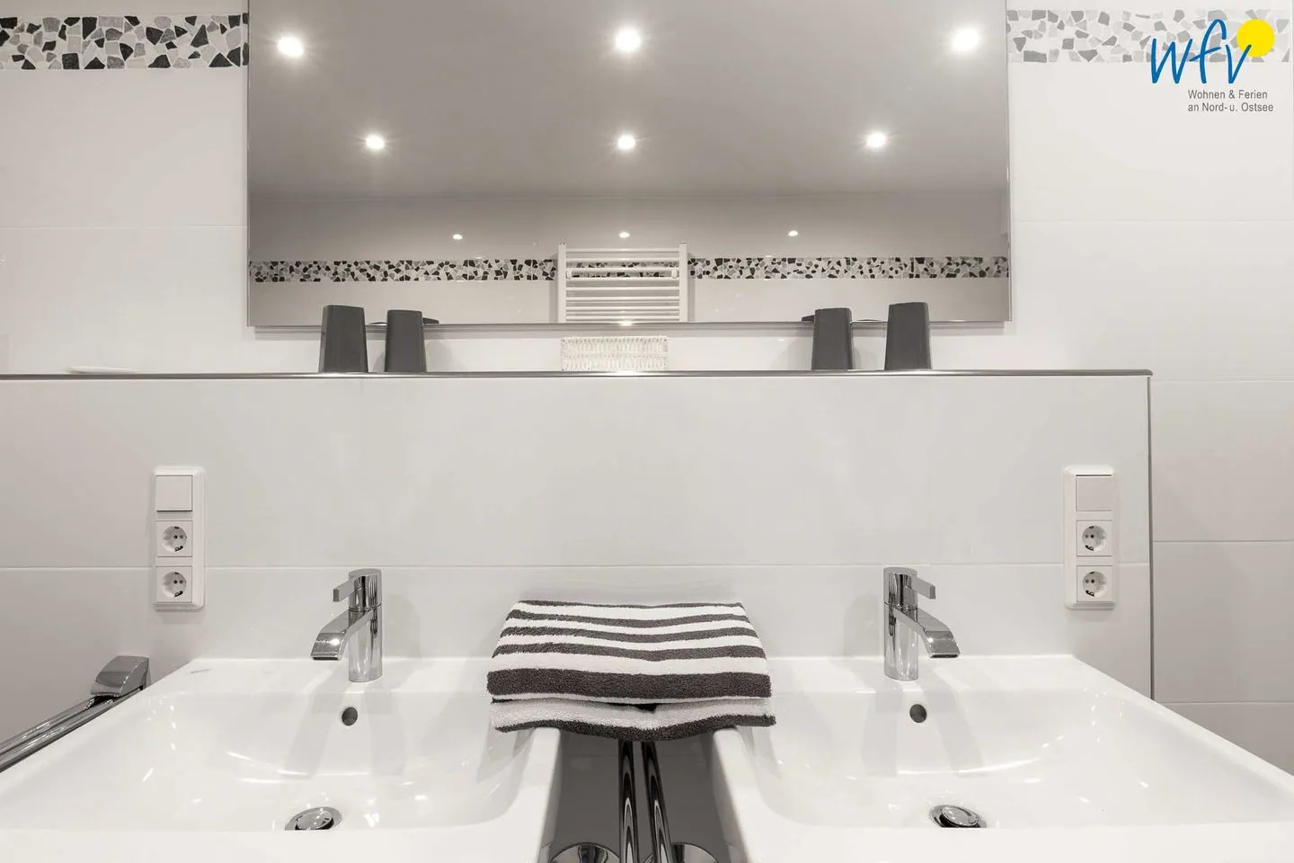 Appartementhaus Villa am Januspark Ferienwohnung Border Suite Juist - Badezimmer