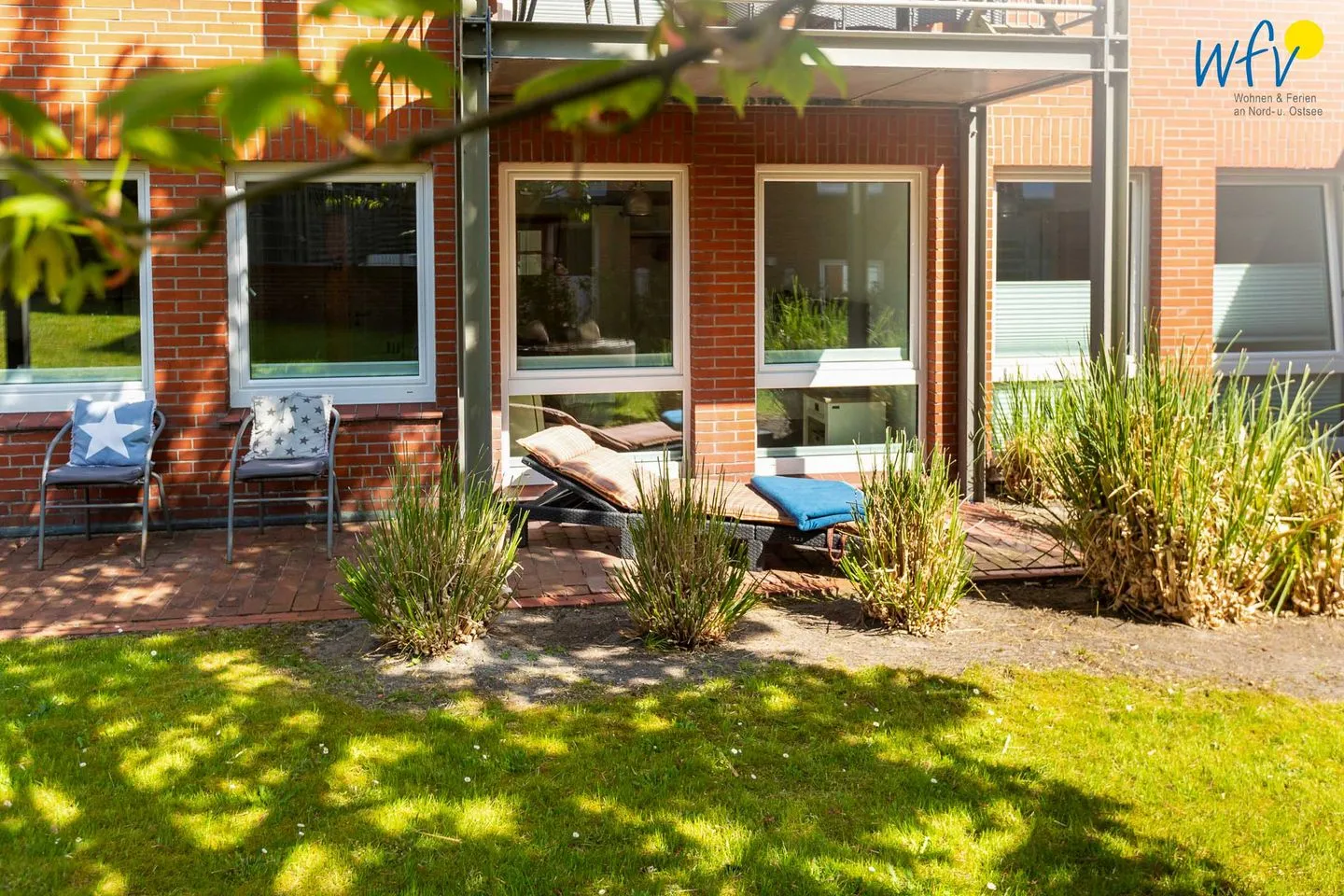 Appartementhaus Villa am Januspark Ferienwohnung Border Suite Juist - Terrasse