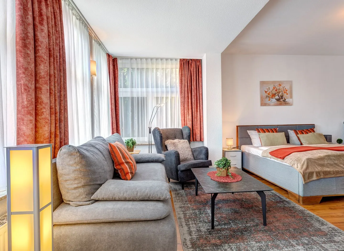 Stranddistel, Haus Gudrun: Whg. 1 Zinnowitz - Wohnzimmer