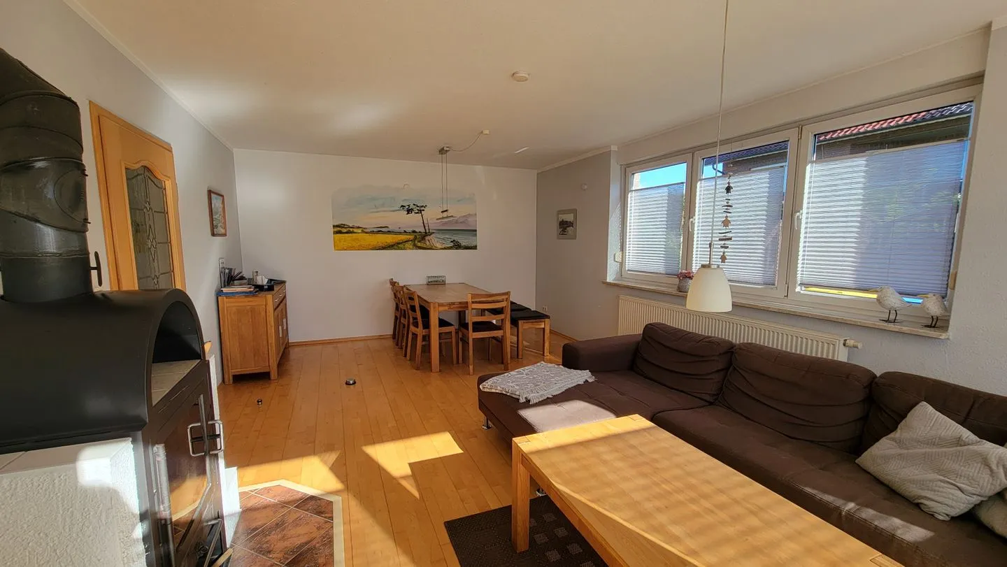 Ferienhaus Windland Dranske - Wohnzimmer