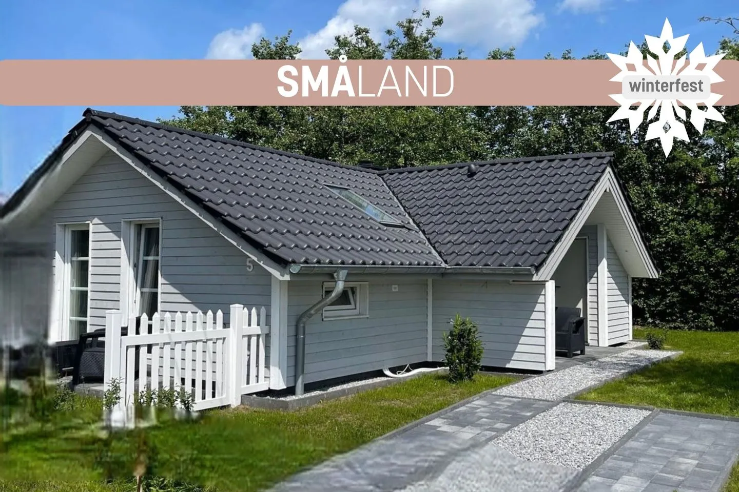 Dreibogen Ferienhaus Smaland Holnis - Hauptansicht