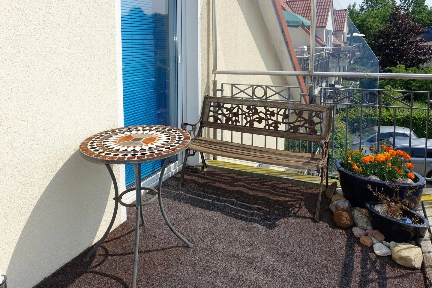 Landhaus Residenz Kirchsee Südwind Schwarzer Busch - Balcony