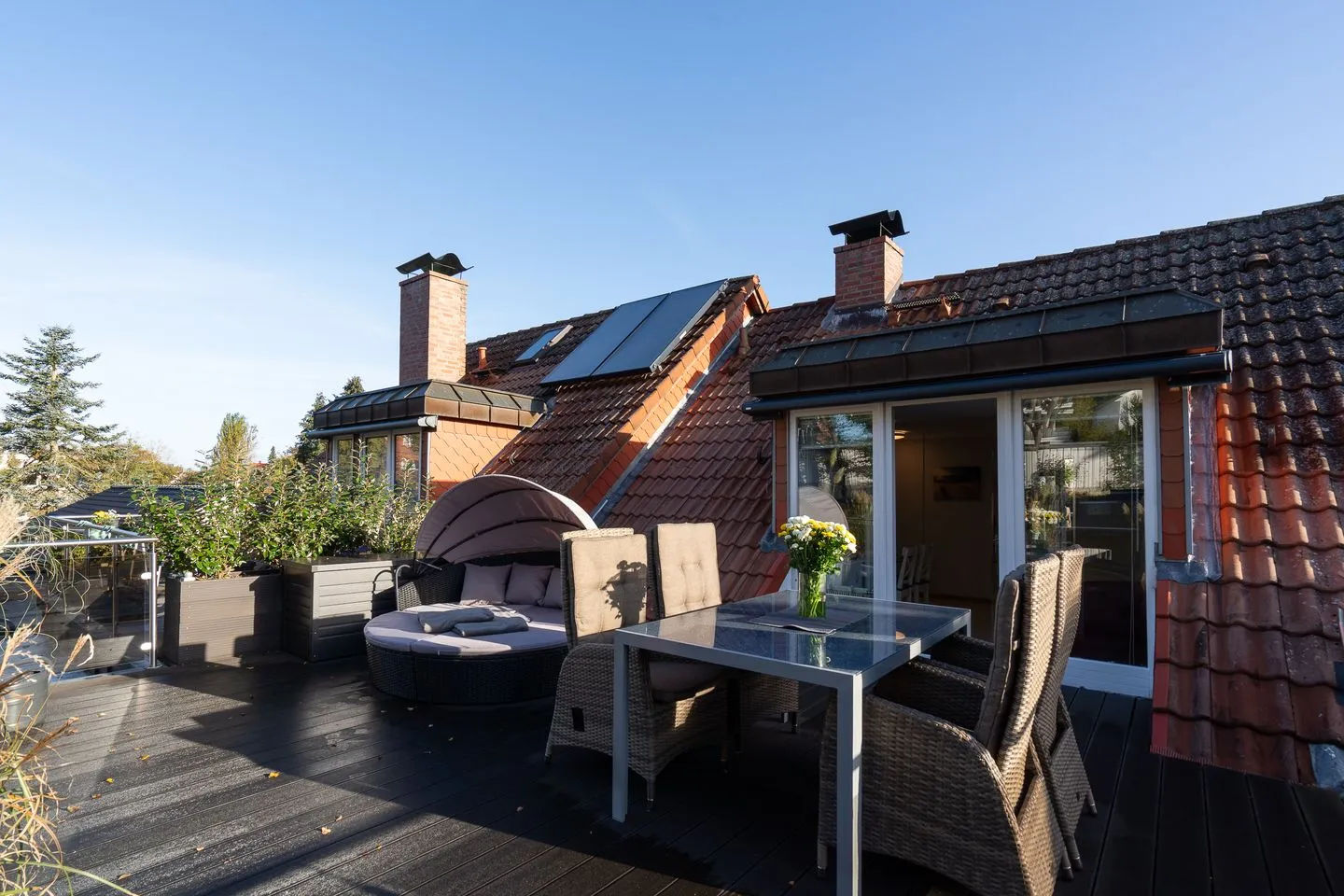 Ferienwohnung "Vittoria" Scharbeutz - Terrasse