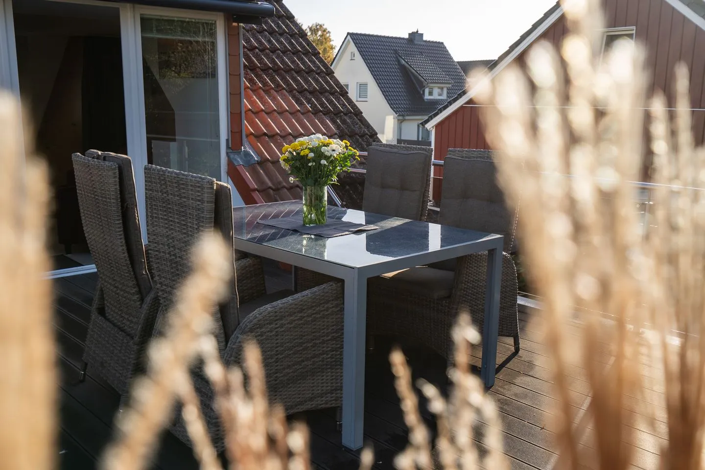 Ferienwohnung "Vittoria" Scharbeutz - Terrasse