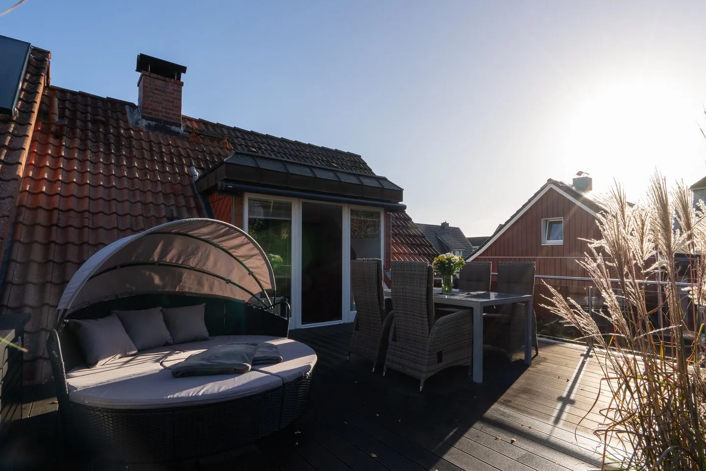Ferienwohnung "Vittoria" Scharbeutz - Terrasse