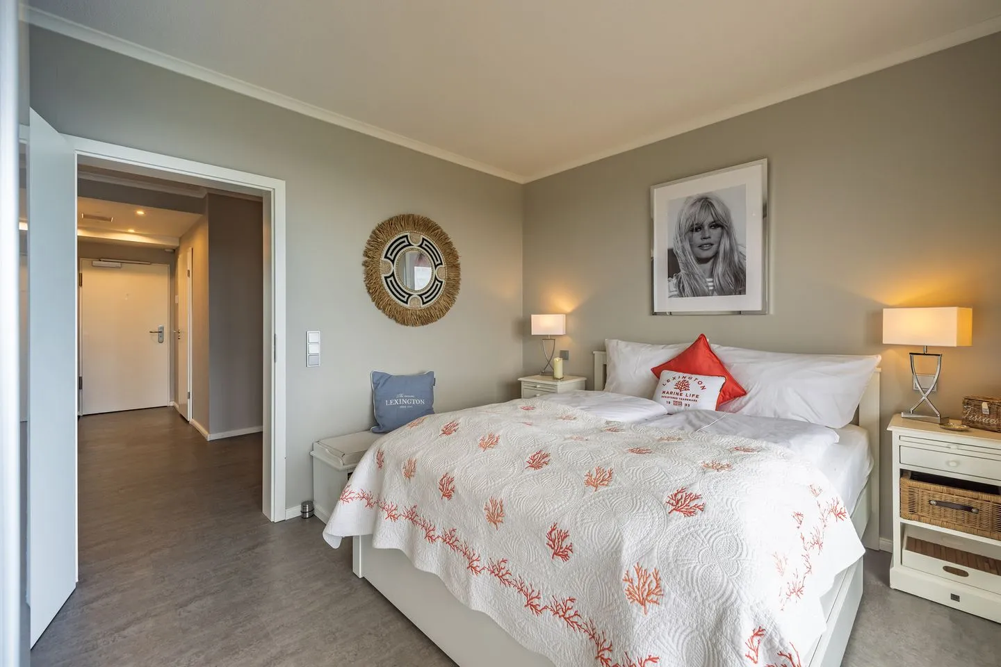Best View - strandnahe Ferienwohnung mit atemberaubenden Blick von Lübeck bis zur Ostsee Timmendorfer Strand - Schlafzimmer