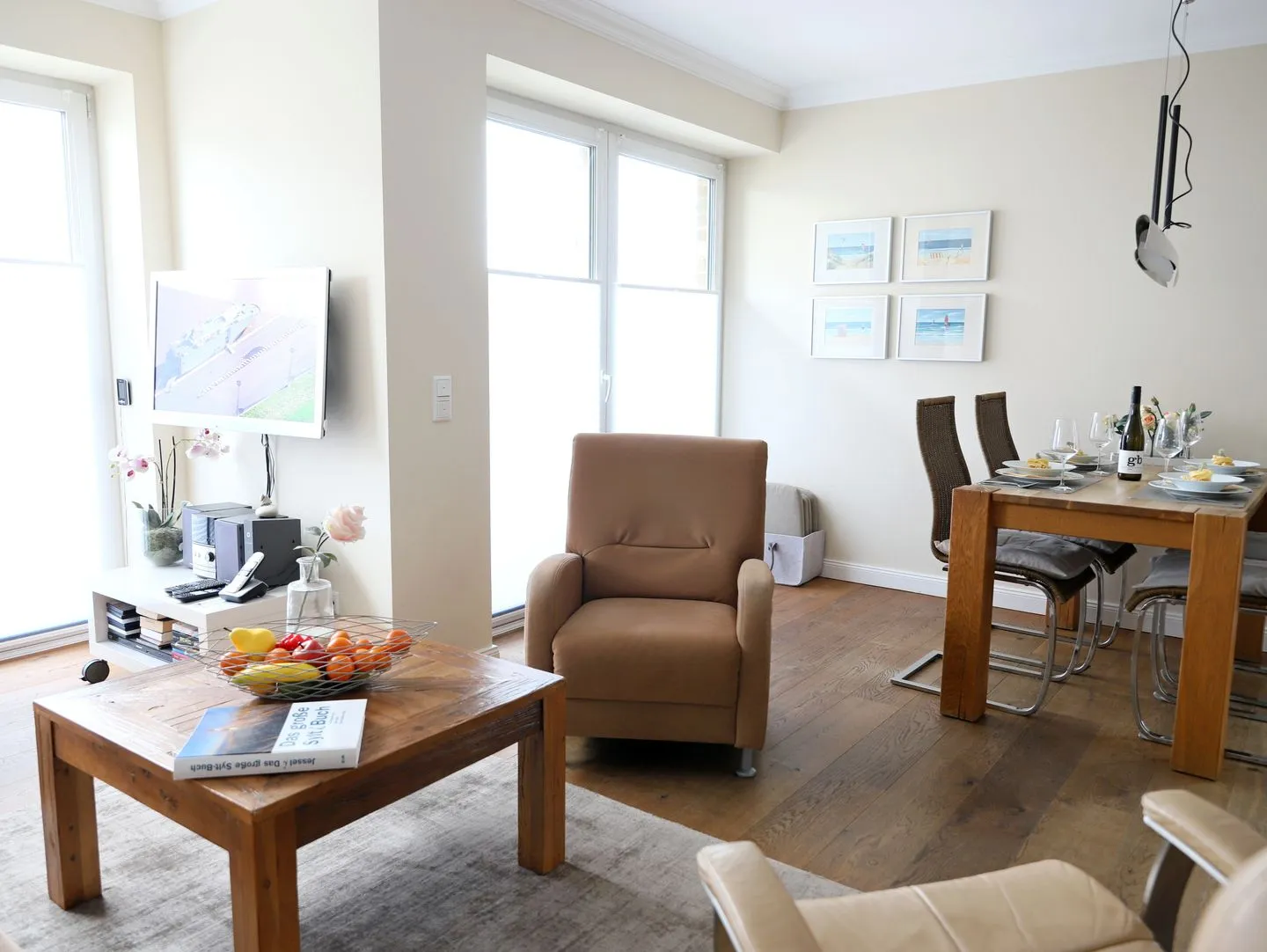 Brandenburger Straße 5b, Whg. 6 Westerland - Wohnzimmer