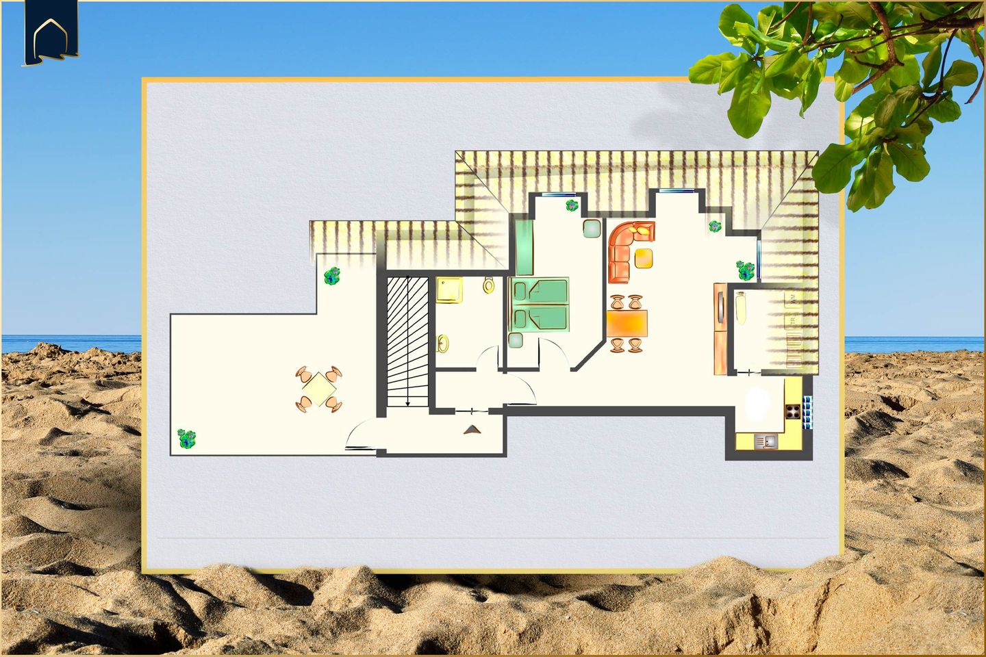 Haus Usedom App. MeeresKlang Ostseebad Koserow - Grundriss