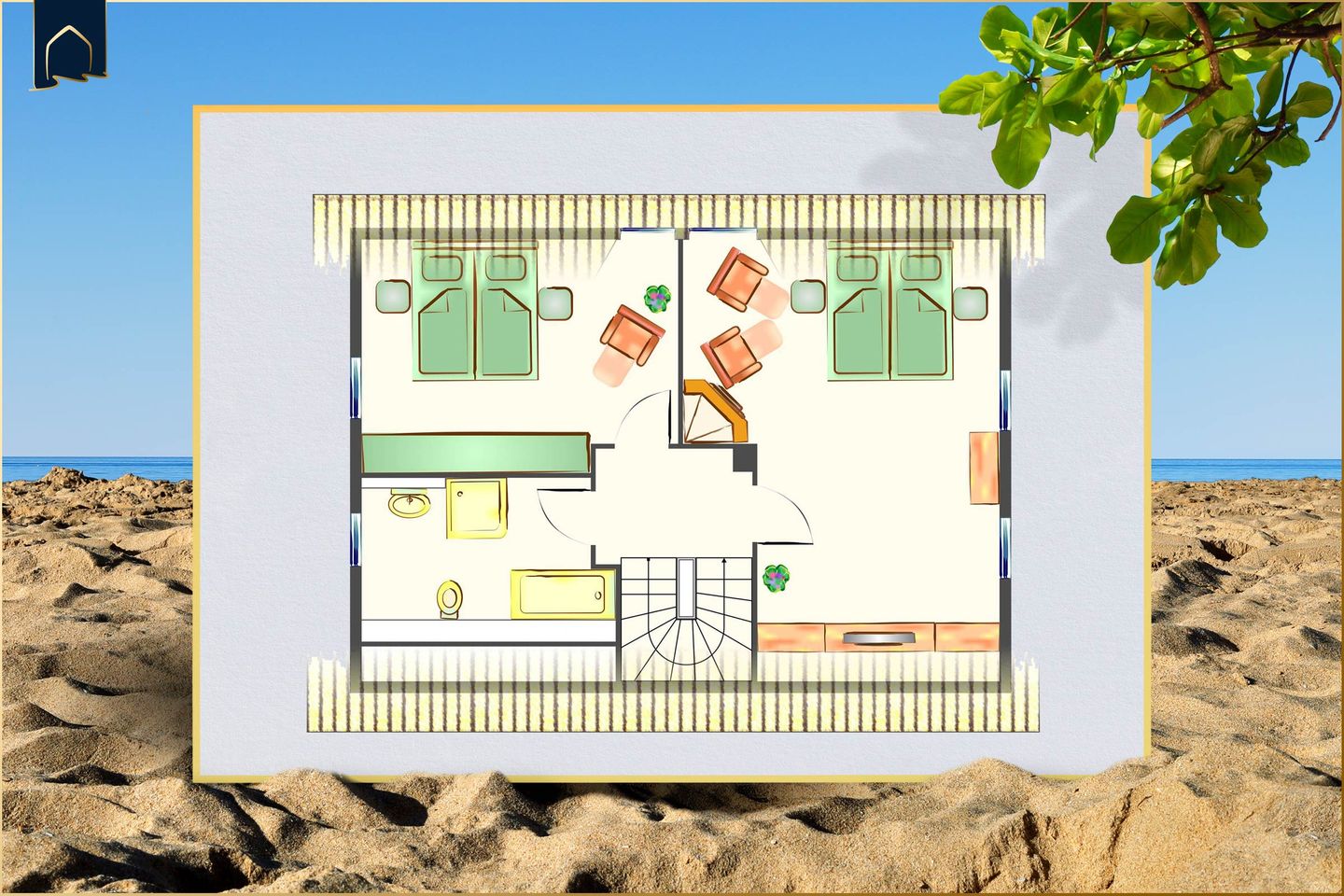  Reethus am Küstenwald Ostseebad Koserow - Grundriss