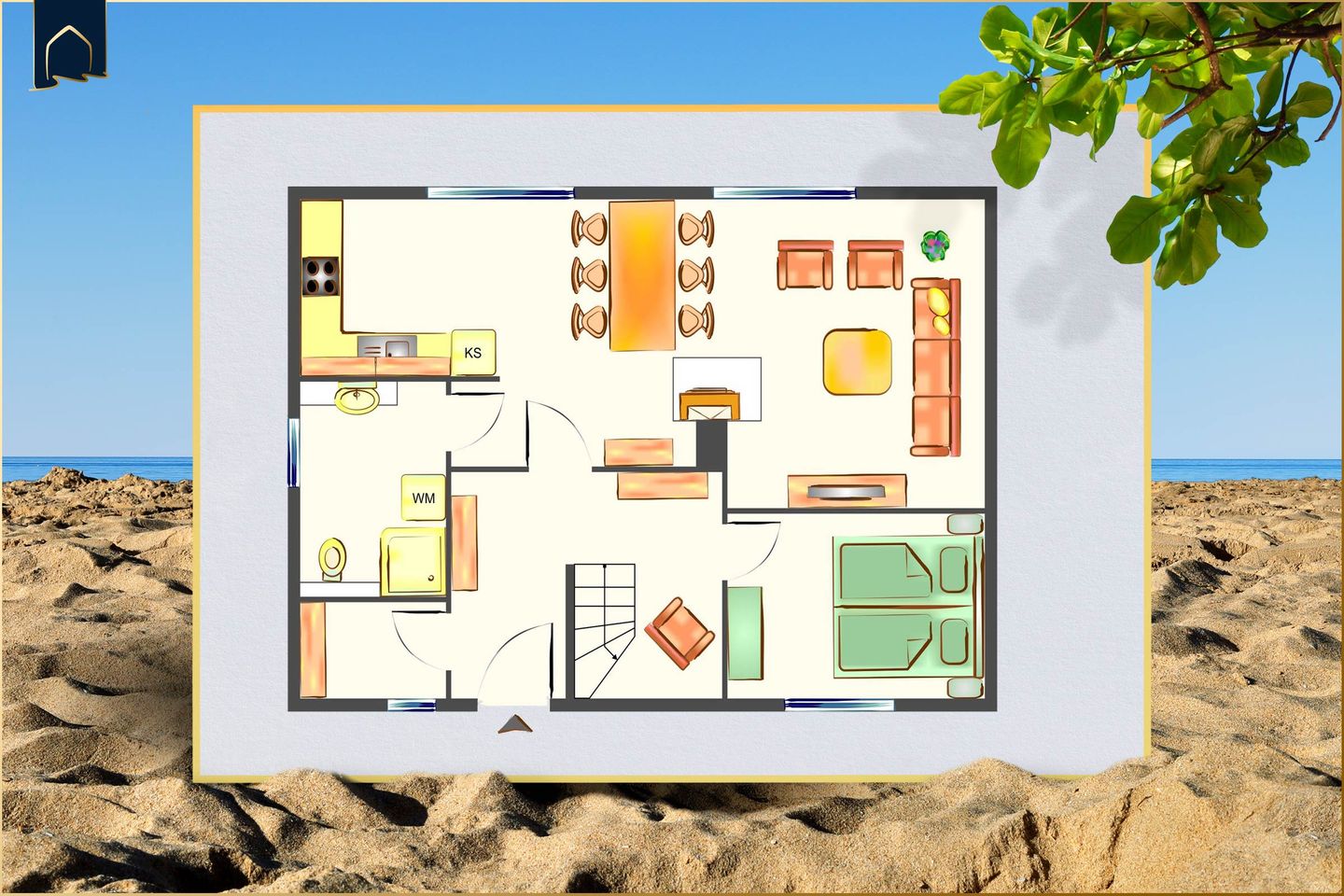  Reethus am Küstenwald Ostseebad Koserow - Grundriss