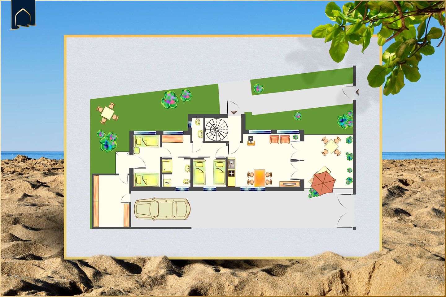  Ferienhaus am Peenestrom Quilitz - Grundriss