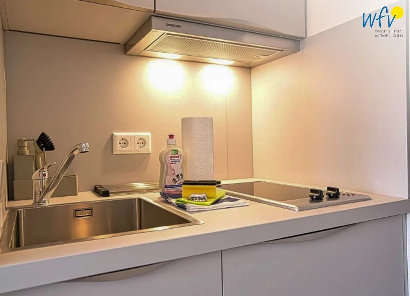 Haus Meeresluft Ferienwohnung Seepferdchen Wangerooge - Küche / Küchenzeile