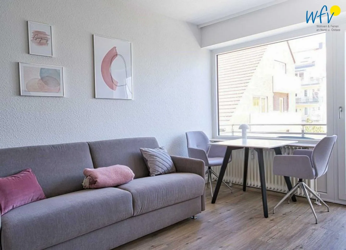 Haus Meeresluft Ferienwohnung Seepferdchen Wangerooge - Wohnzimmer