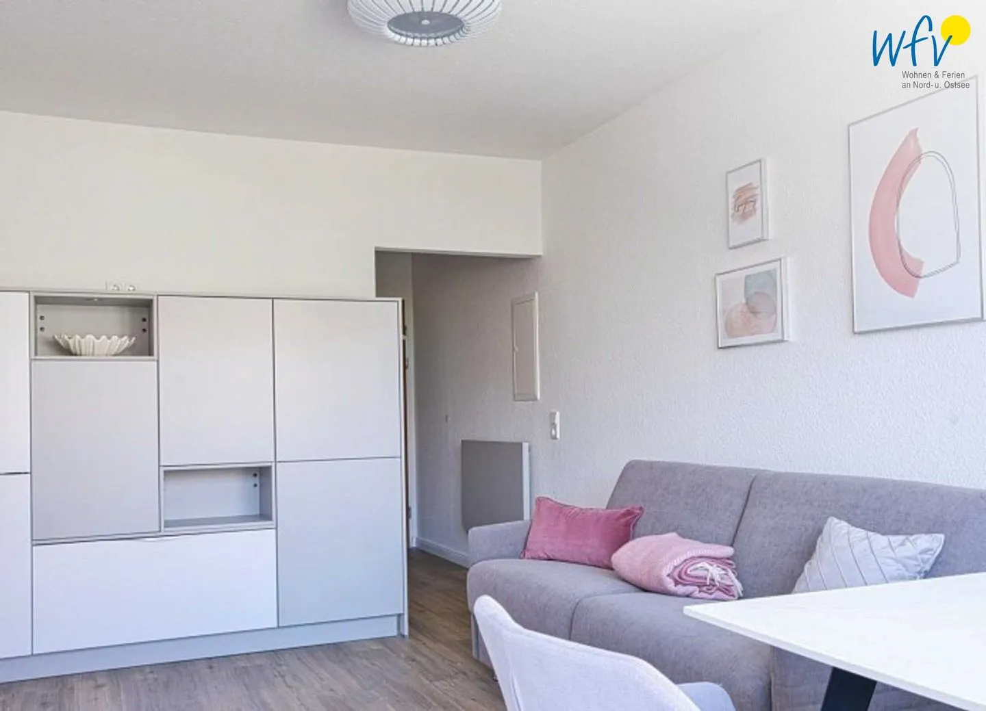 Haus Meeresluft Ferienwohnung Seepferdchen Wangerooge - Wohnzimmer