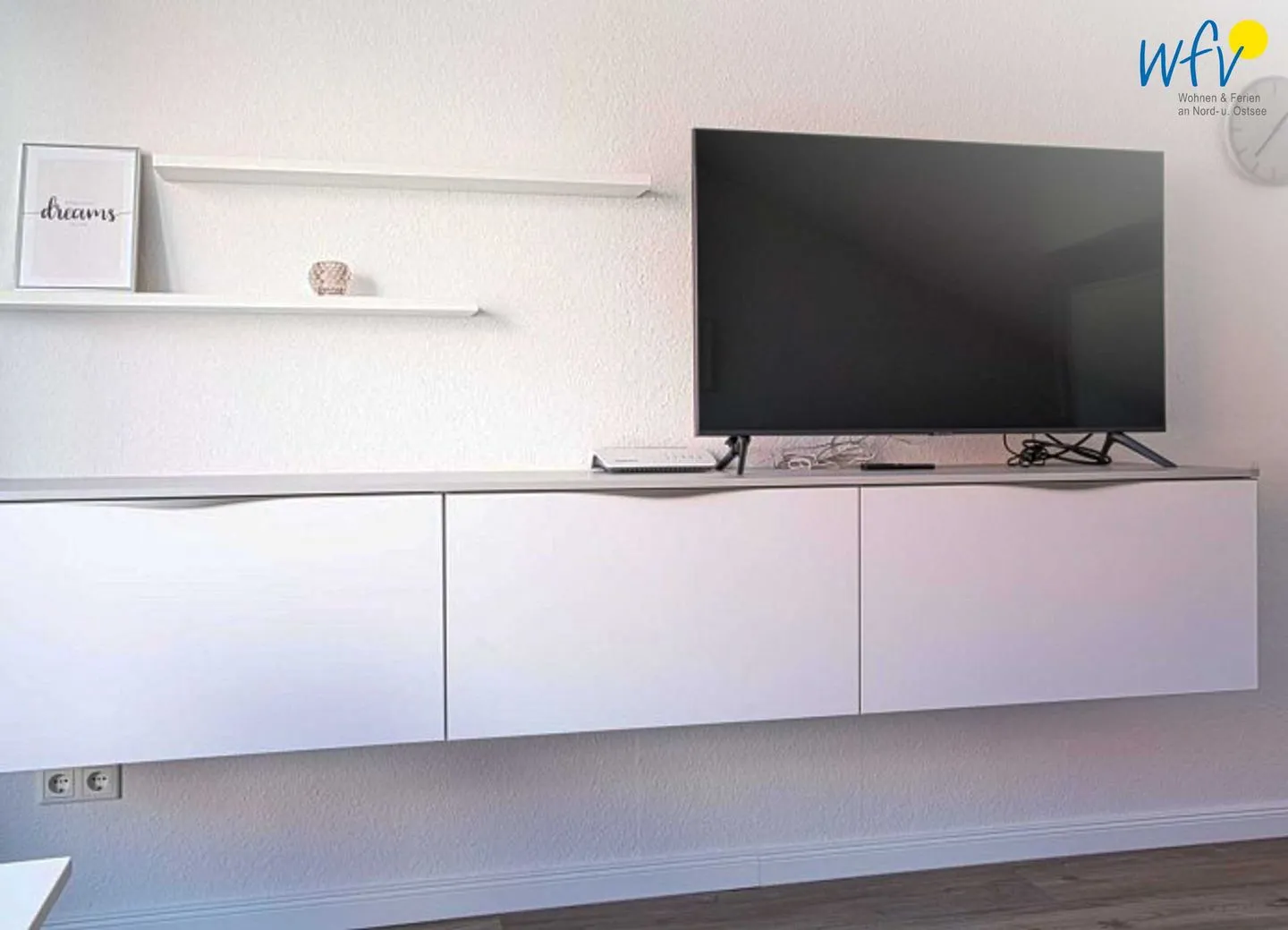 Haus Meeresluft Ferienwohnung Seepferdchen Wangerooge - Wohnzimmer