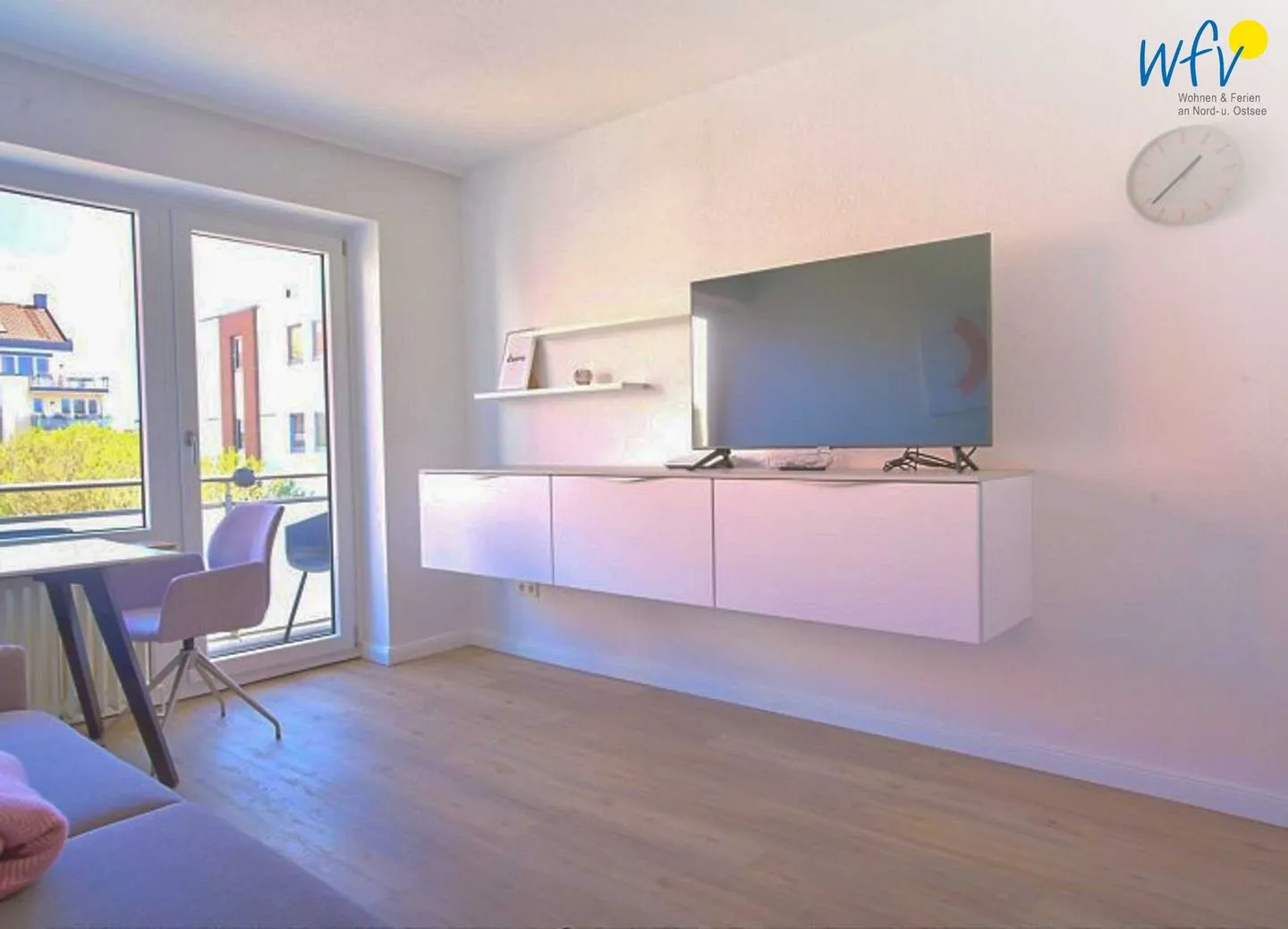 Haus Meeresluft Ferienwohnung Seepferdchen Wangerooge - Wohnzimmer