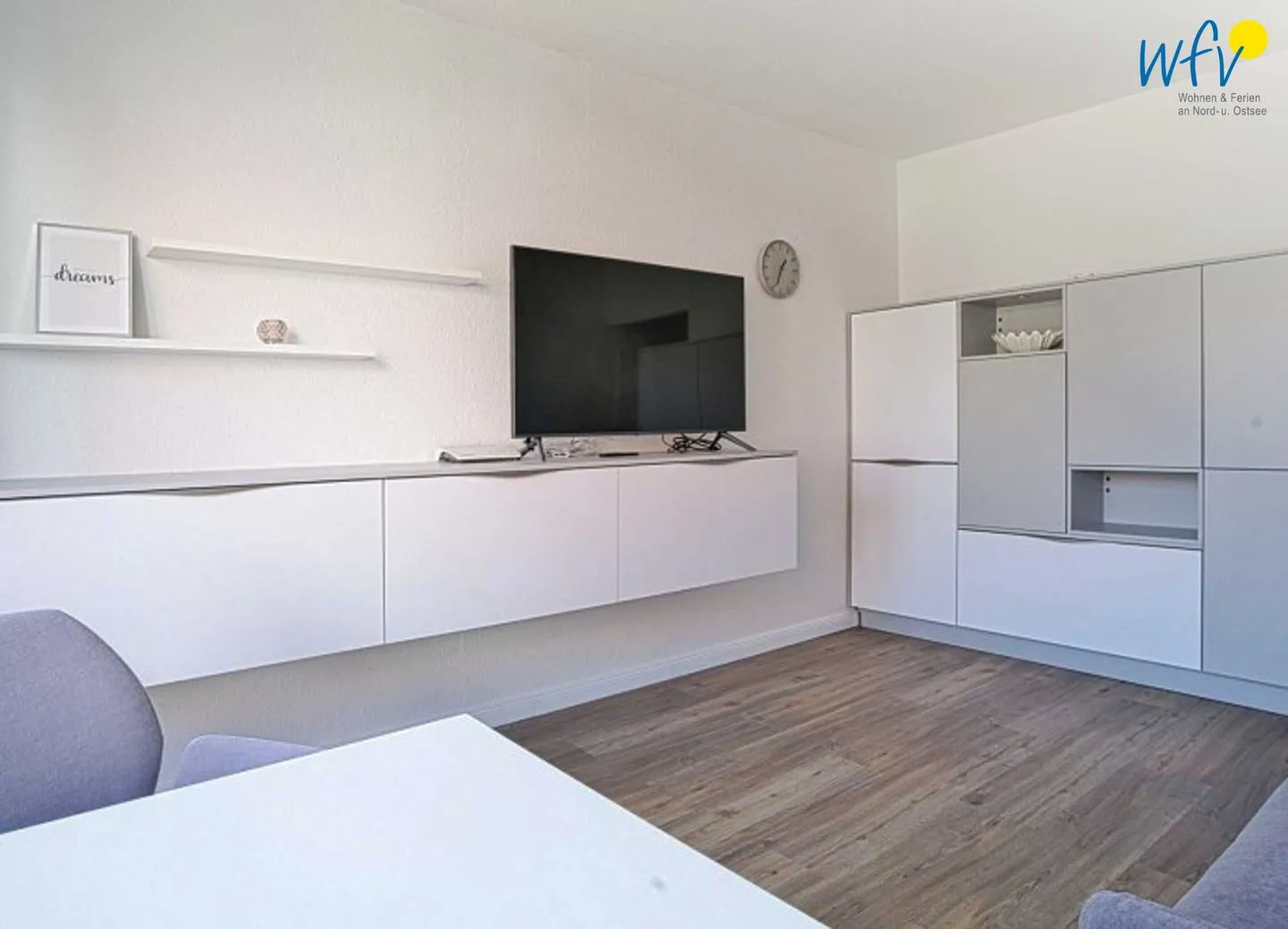 Haus Meeresluft Ferienwohnung Seepferdchen Wangerooge - Wohnzimmer