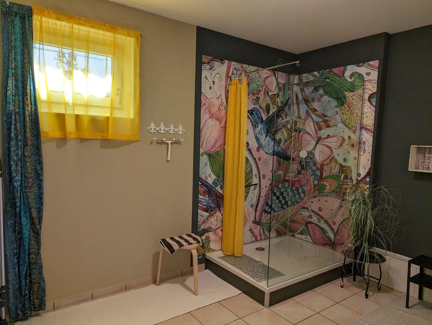 Ferienwohnung Am Schlössle Lechbruck am See - Große Dusche