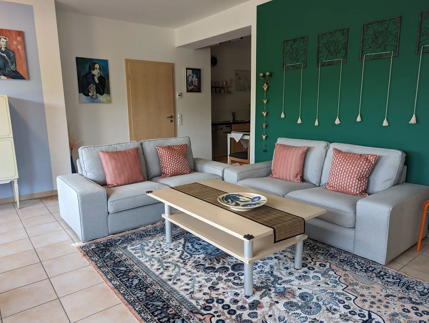 Ferienwohnung Am Schlössle Lechbruck am See - Gemütlich Couch