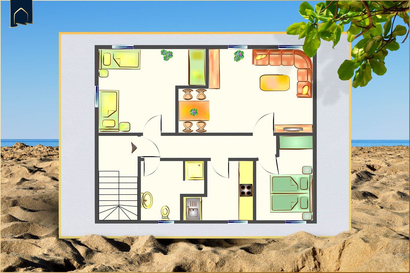  Ferienwohnung Sonnenland Ostseebad Ahlbeck - Grundriss