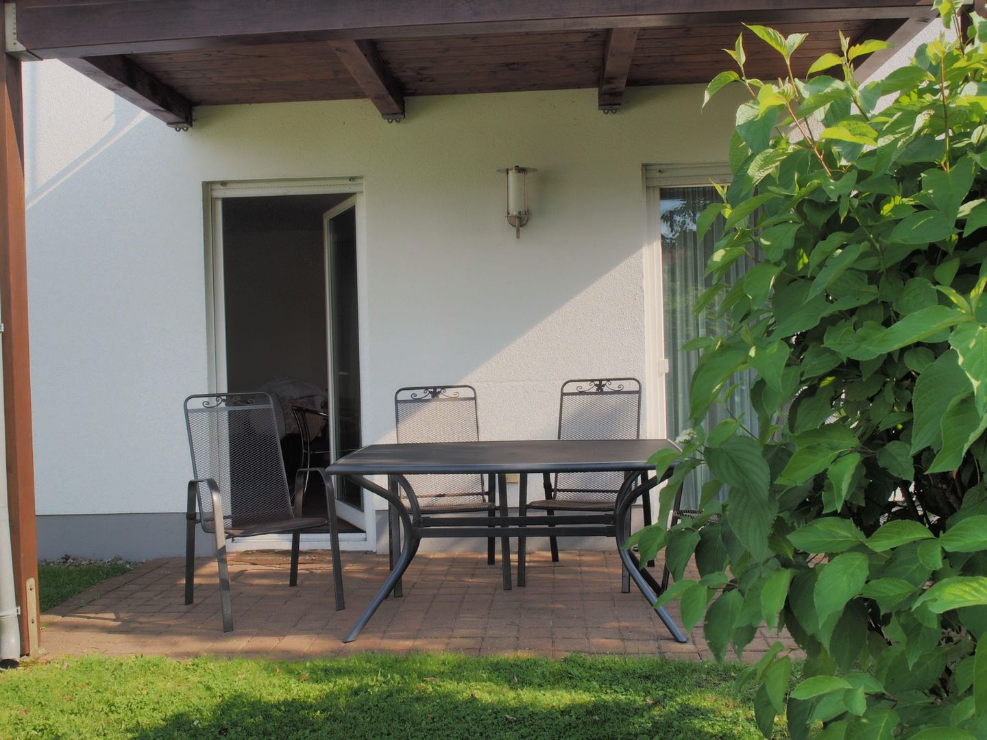 Blick auf die Terrasse