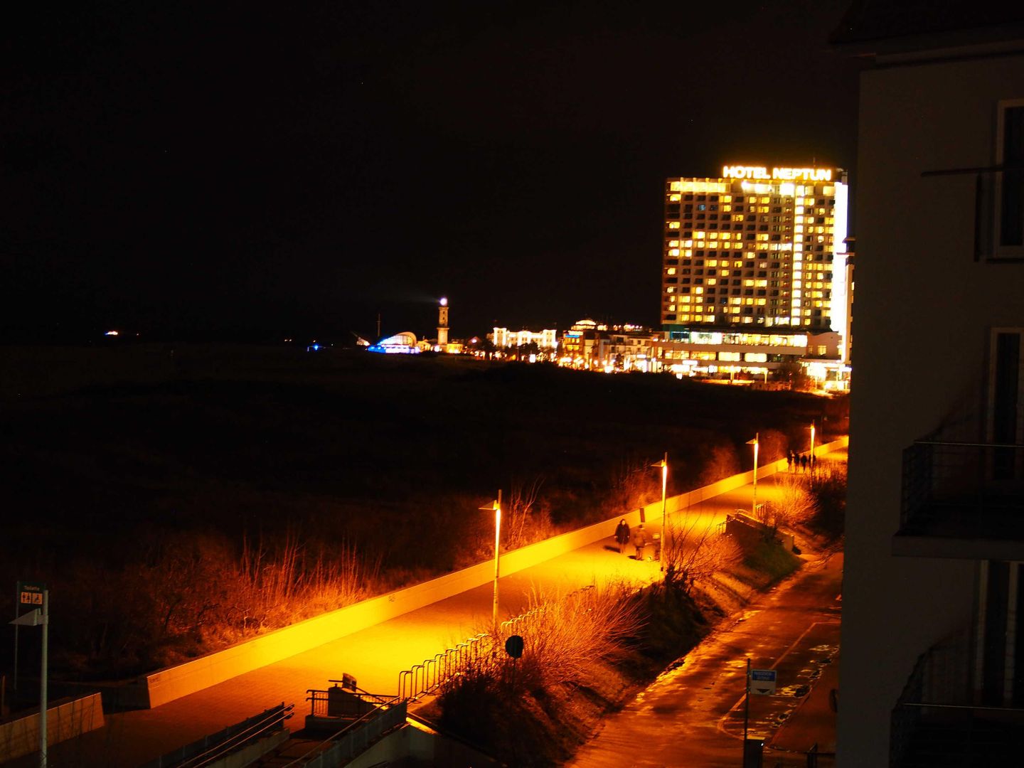 Blick vom Balkon