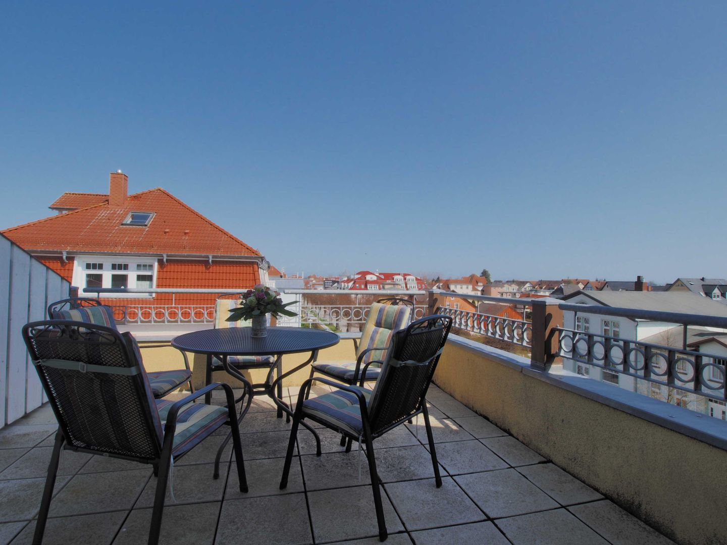 Blick von der Dachterrasse