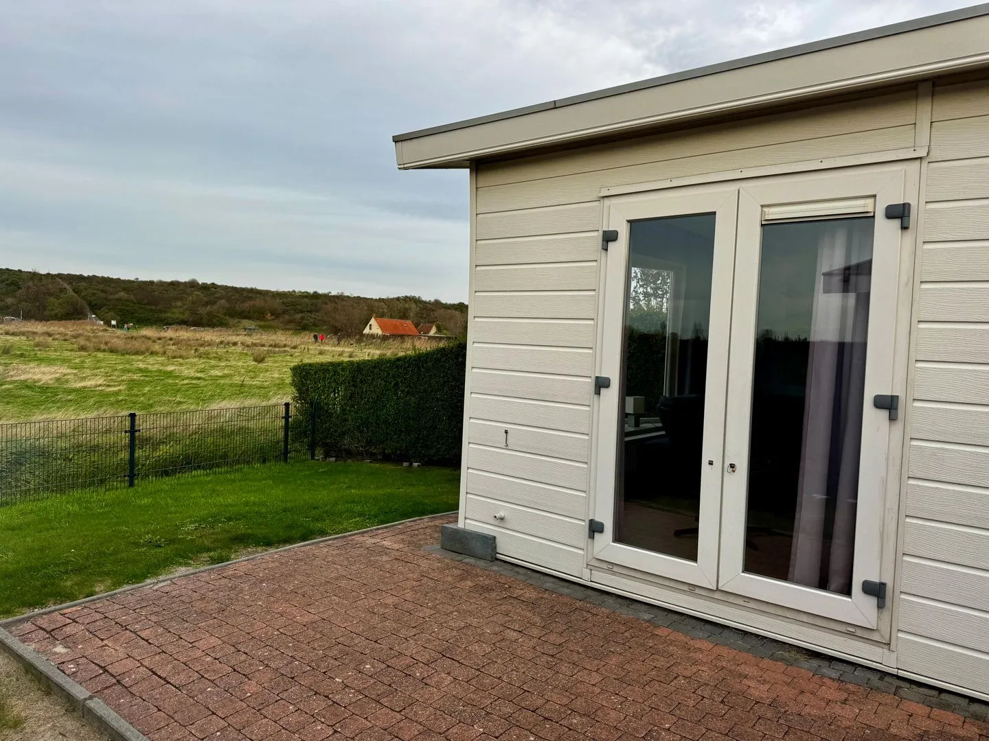 Breskens Chalet DuneView mit Zaun Haus Nr. H195 Zeeland -