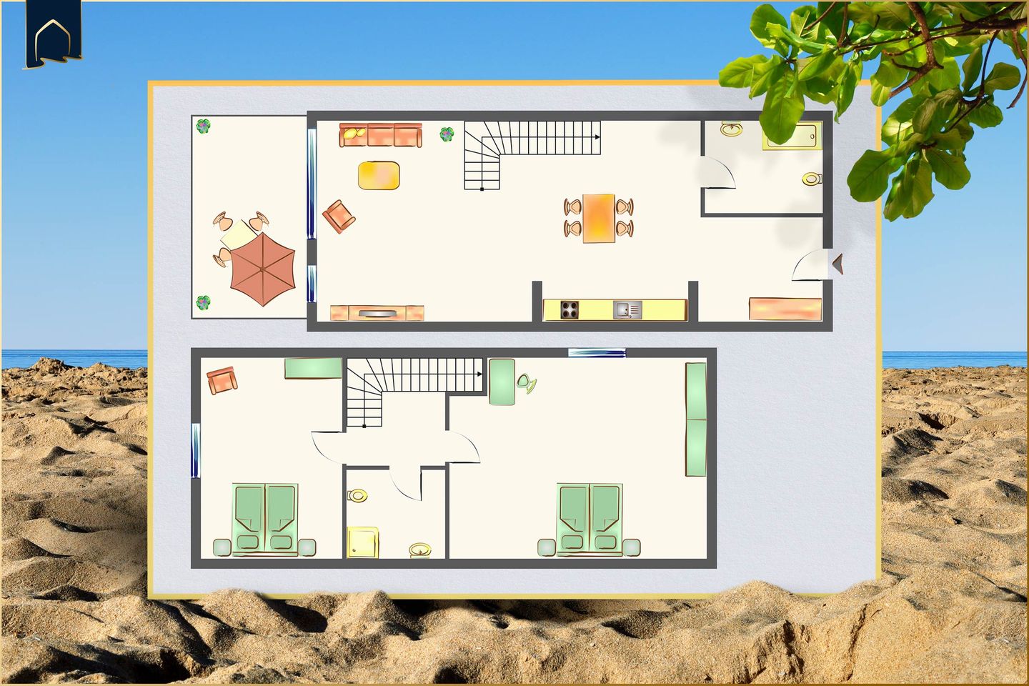  Ostseeparadies Ostseebad Kölpinsee - Grundriss