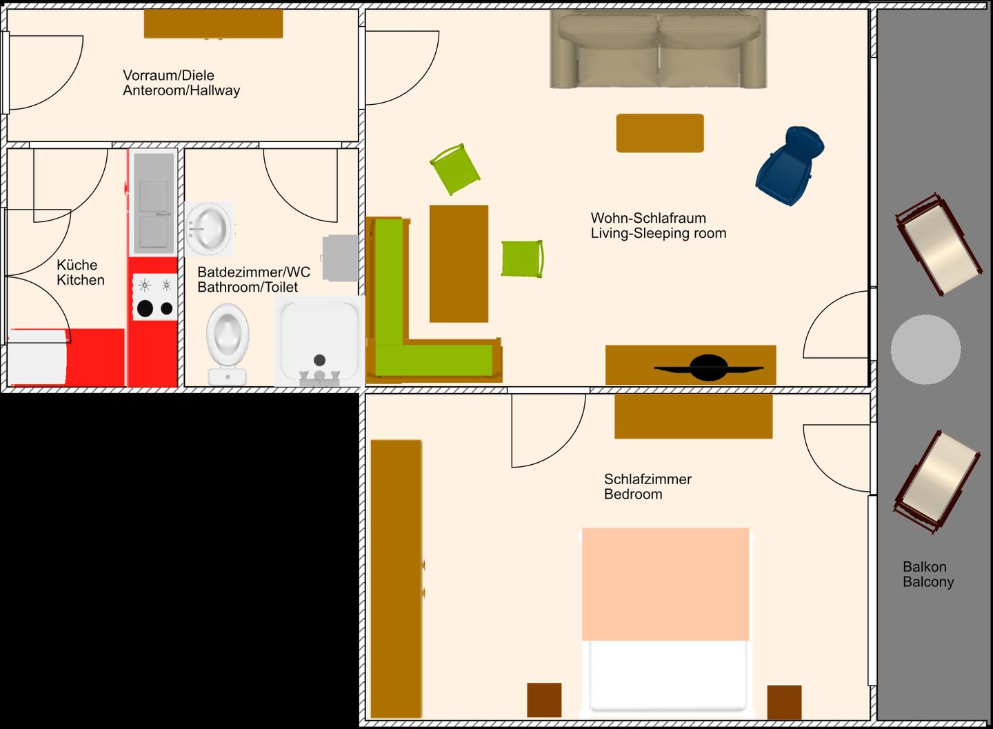  Apartment Ambiente by FiS - Fun in Styria Sonnenalm - Grundriss
