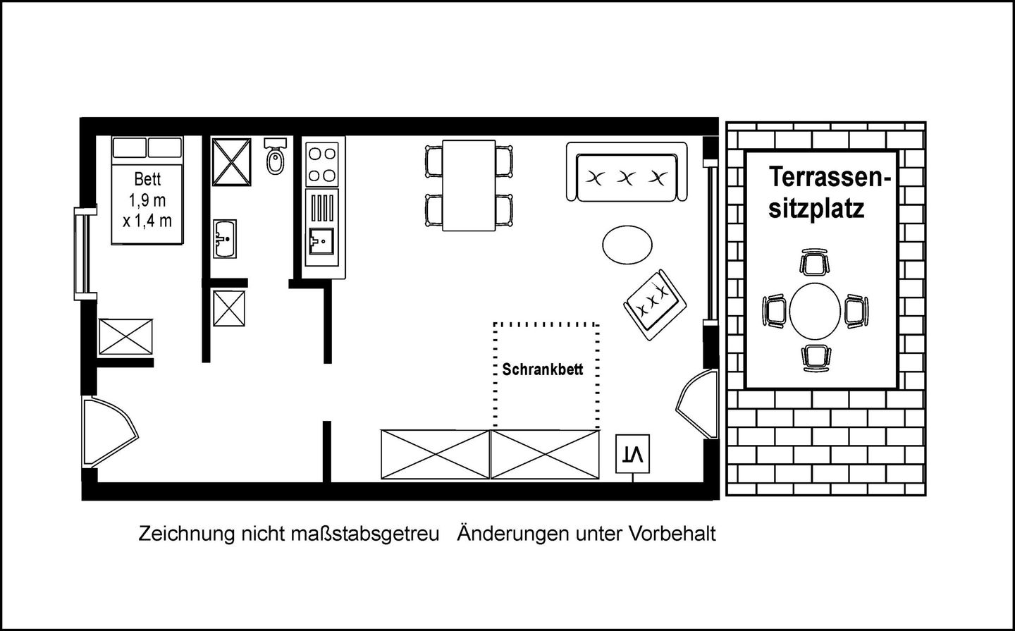  Strandläufer, Whg. 7 Föhr - Grundriss