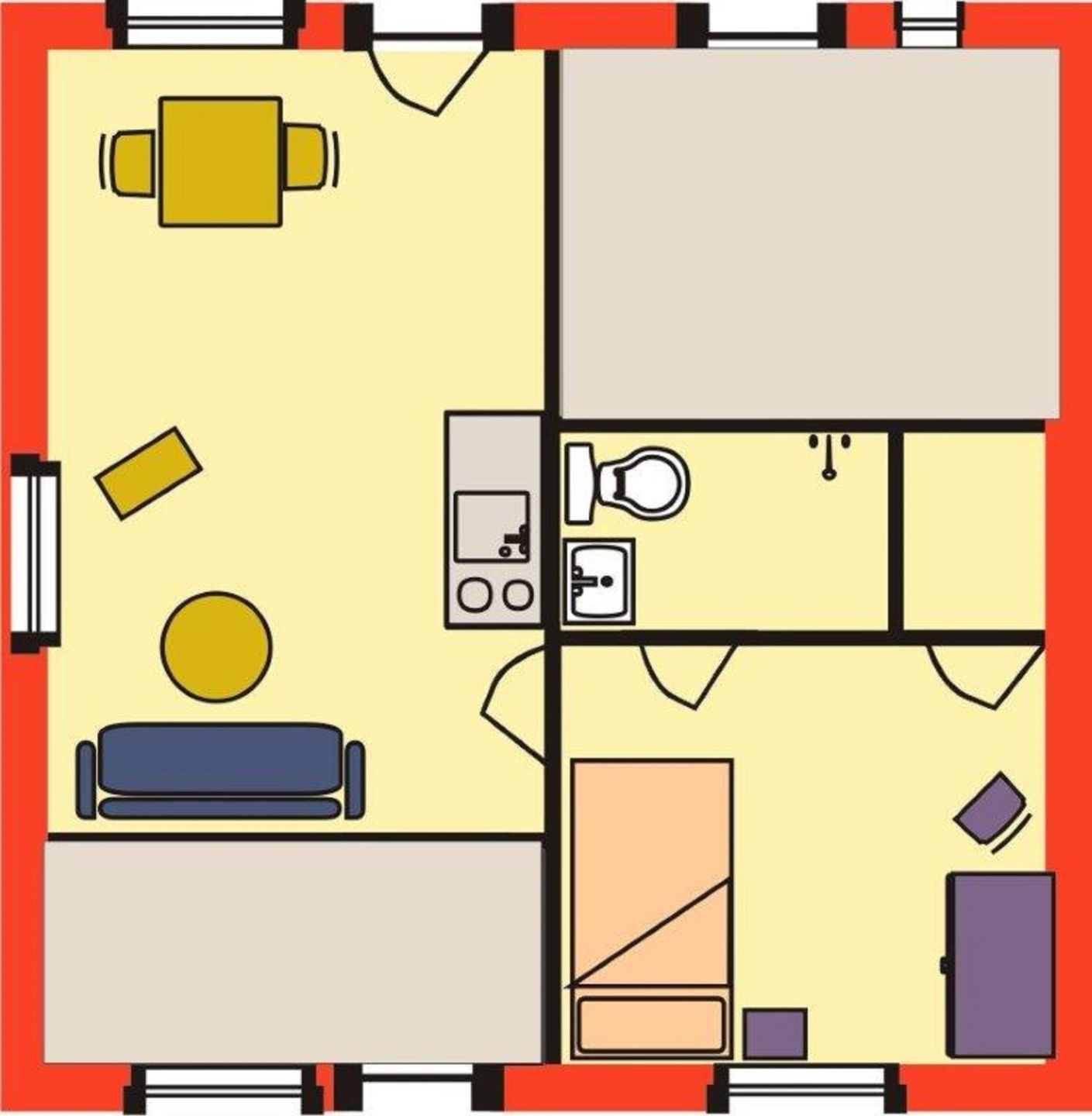  Meisenweg - AB Föhr - Grundriss