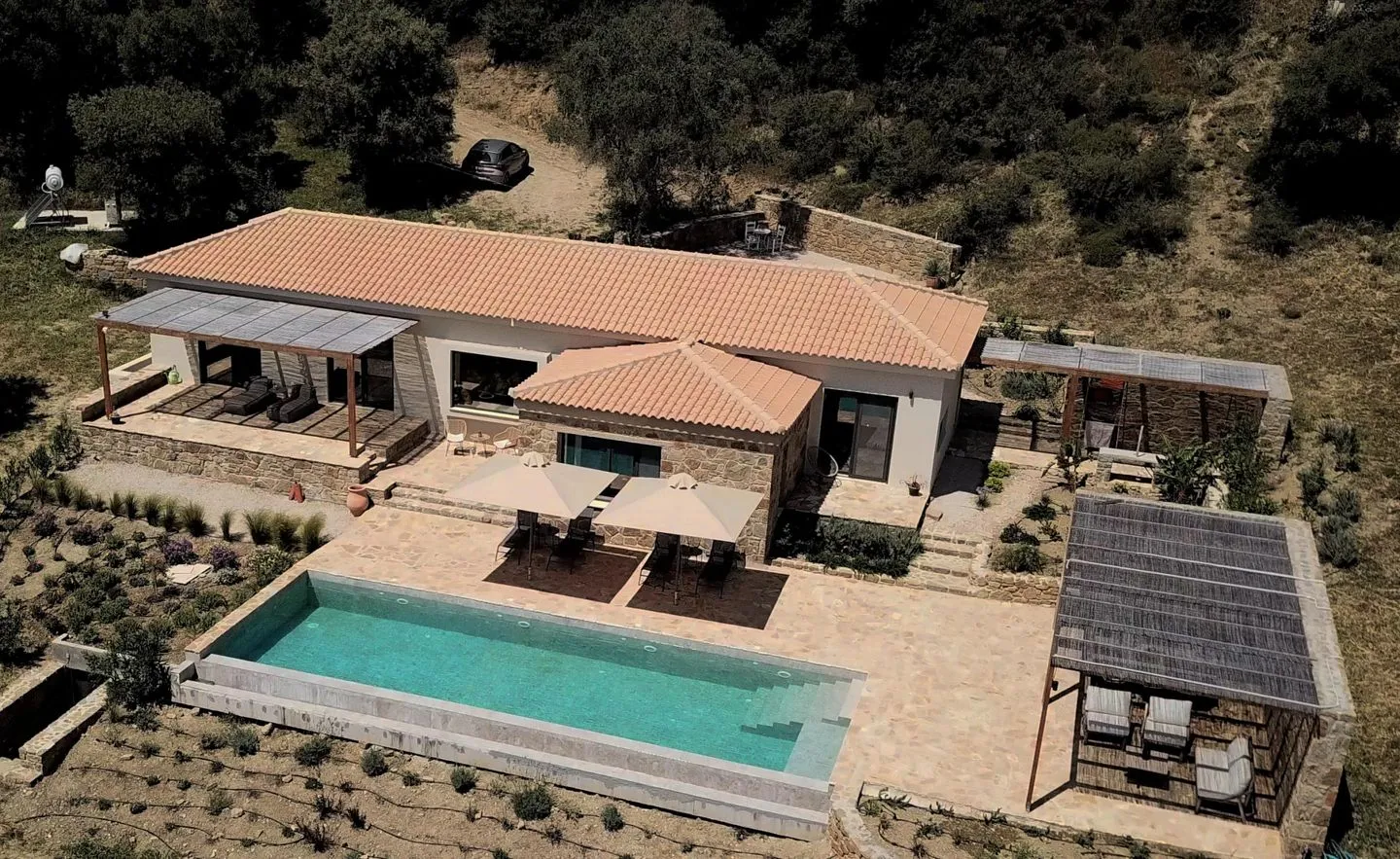  Finca Morea Finikounda - Vogelperspektive