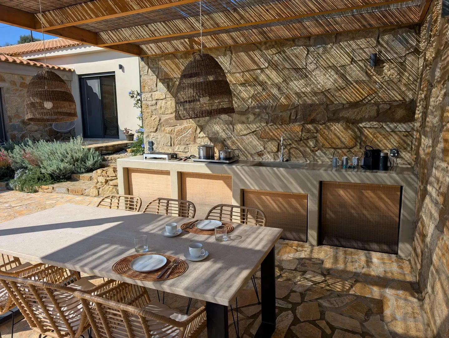  Finca Morea Finikounda - Außenküche