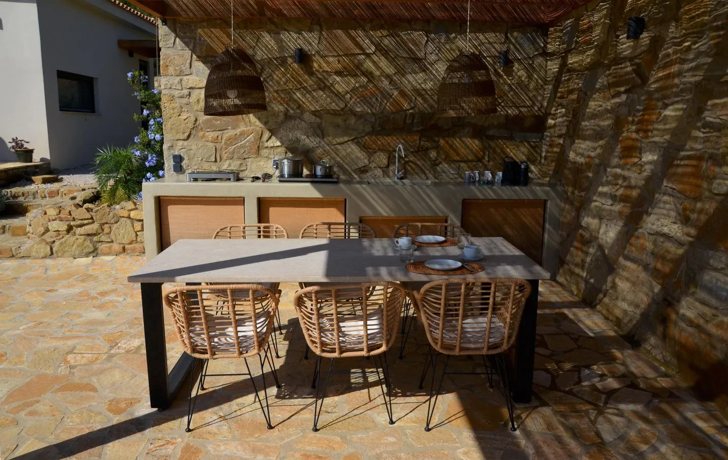  Finca Morea Finikounda - Außenküche