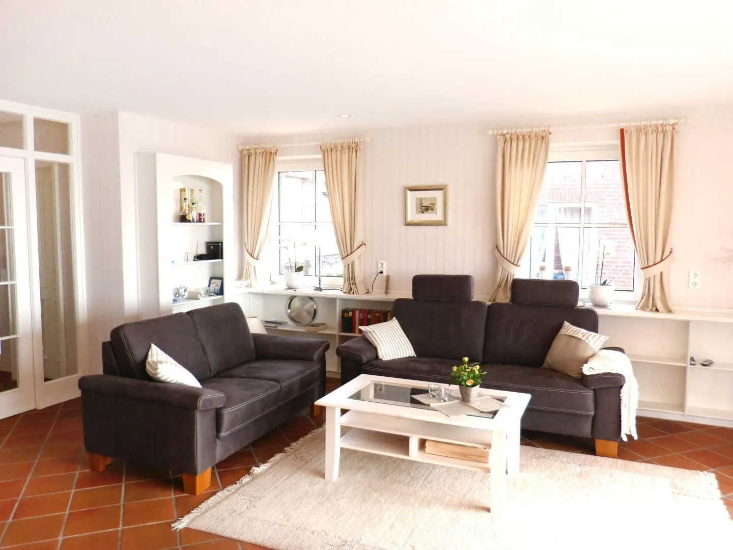 Ferienhaus *Traumblick* Wittdün auf Amrum - Wohnzimmer