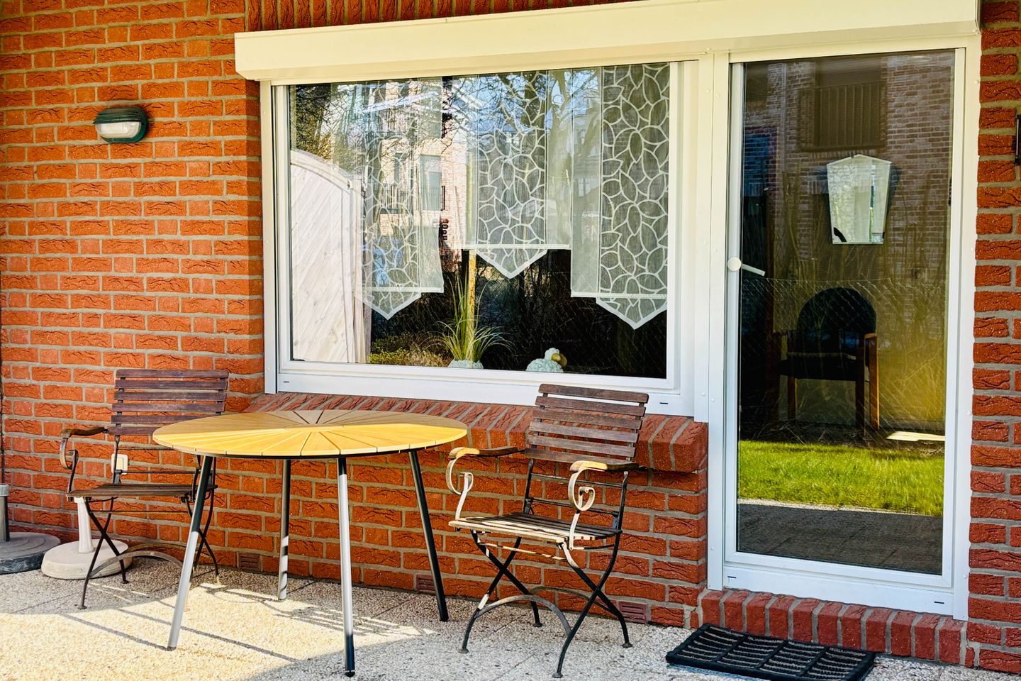 Blick auf die Terrasse