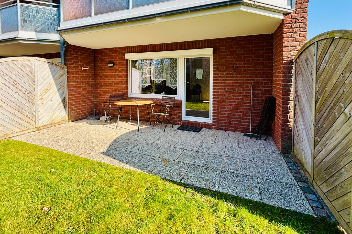 Blick auf die Terrasse