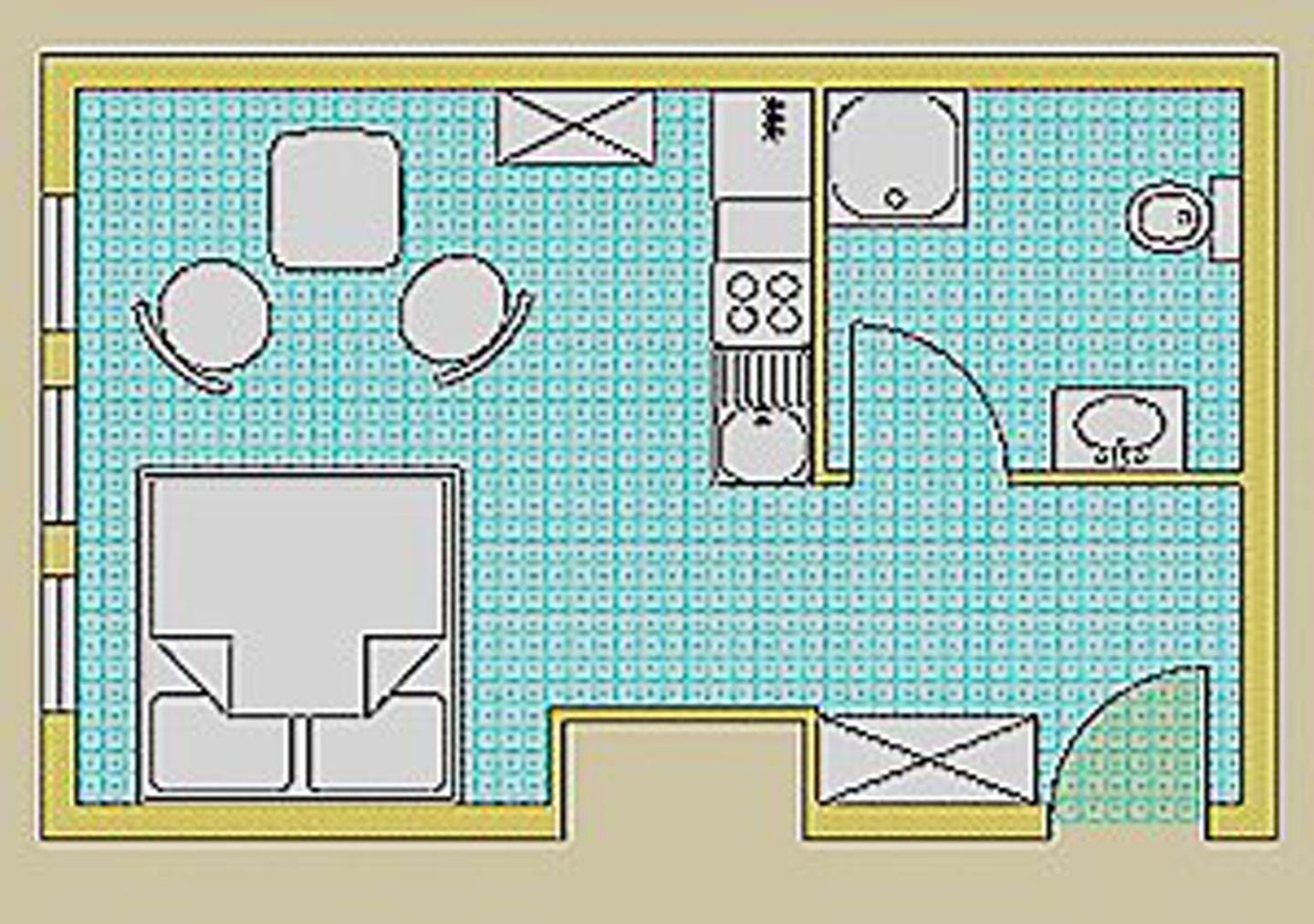  Alter Reichshof, App. 403 - mit Meerblick Rügen - Grundriss