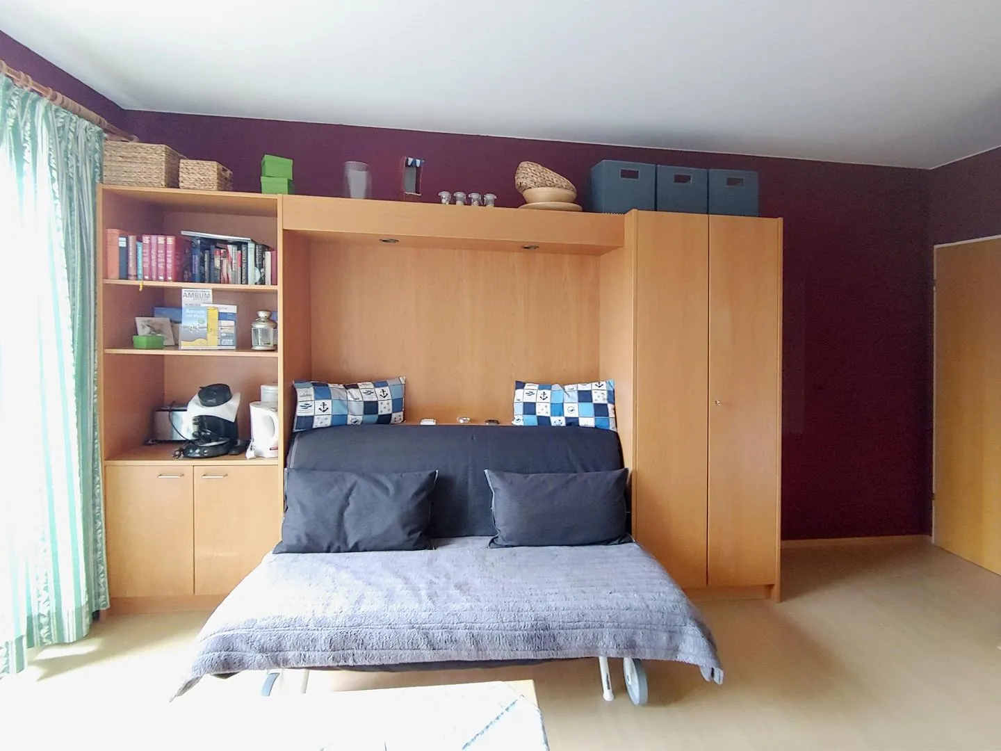 Haus *Südspitze 17* Ferienwohnung *Inselnest am Meer* Wittdün auf Amrum - Wohnzimmer in der Ferienwohnung Inselnest am Meer in Wittdün auf Amrum