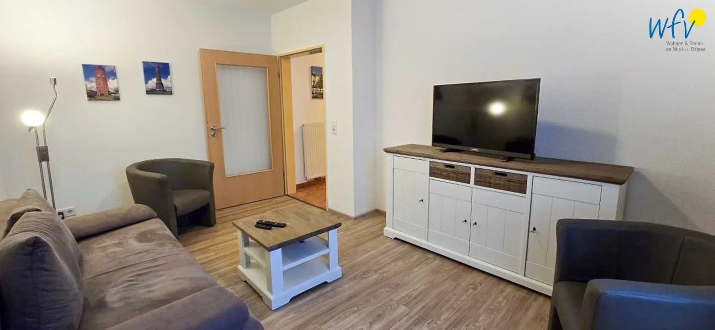Wohnzimmer Ferienhaus Strandstraße 17 Ferienwohnung 1