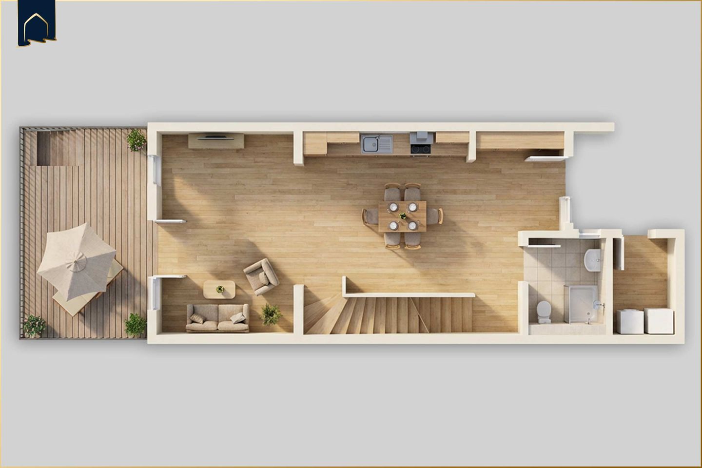  Ferienhaus Meeresrauschen Ostseebad Kölpinsee - Grundriss