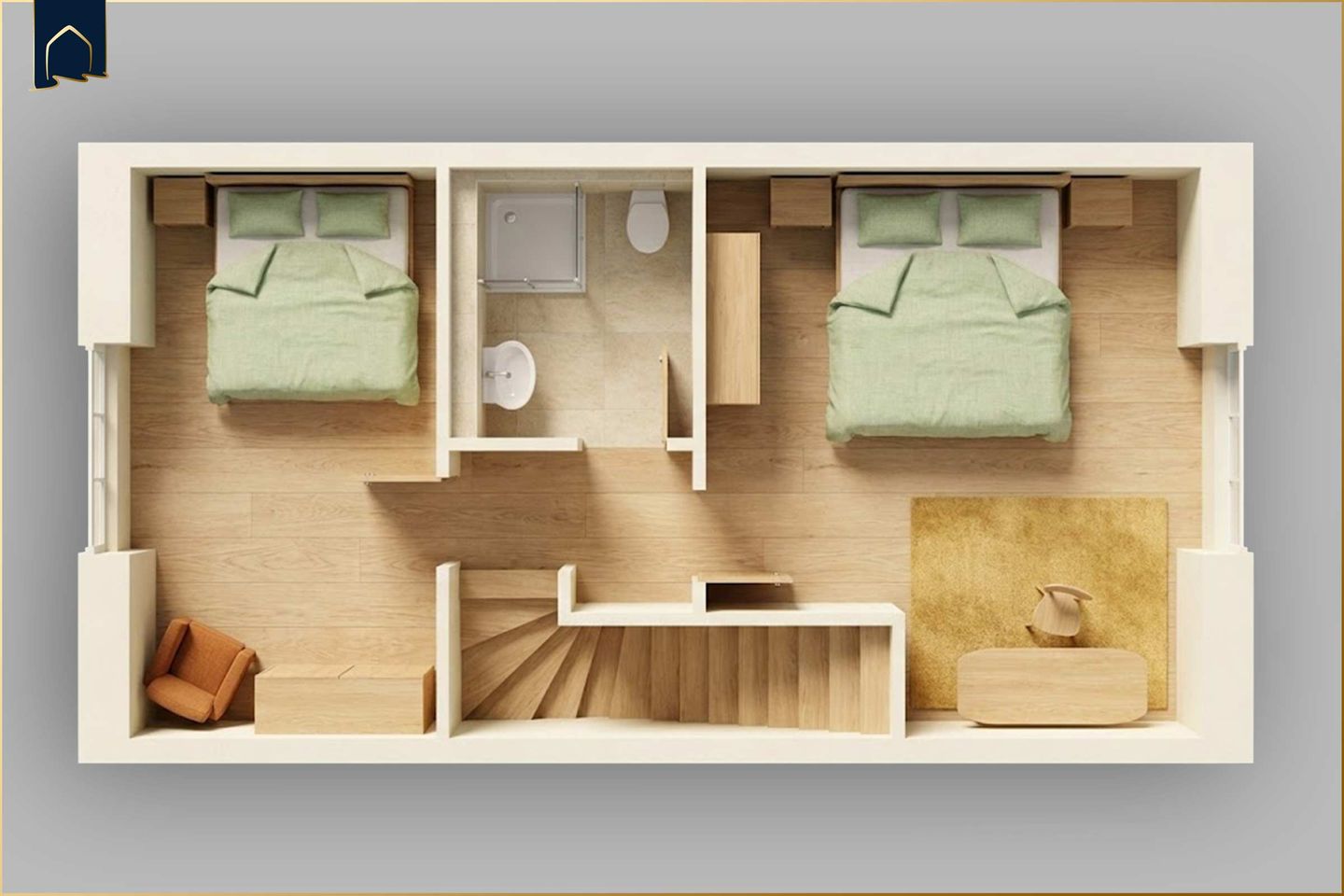  Ferienhaus Meeresrauschen Ostseebad Kölpinsee - Grundriss