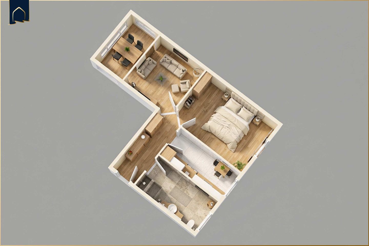  Villa Ute Whg. Vanessa  - Grundriss