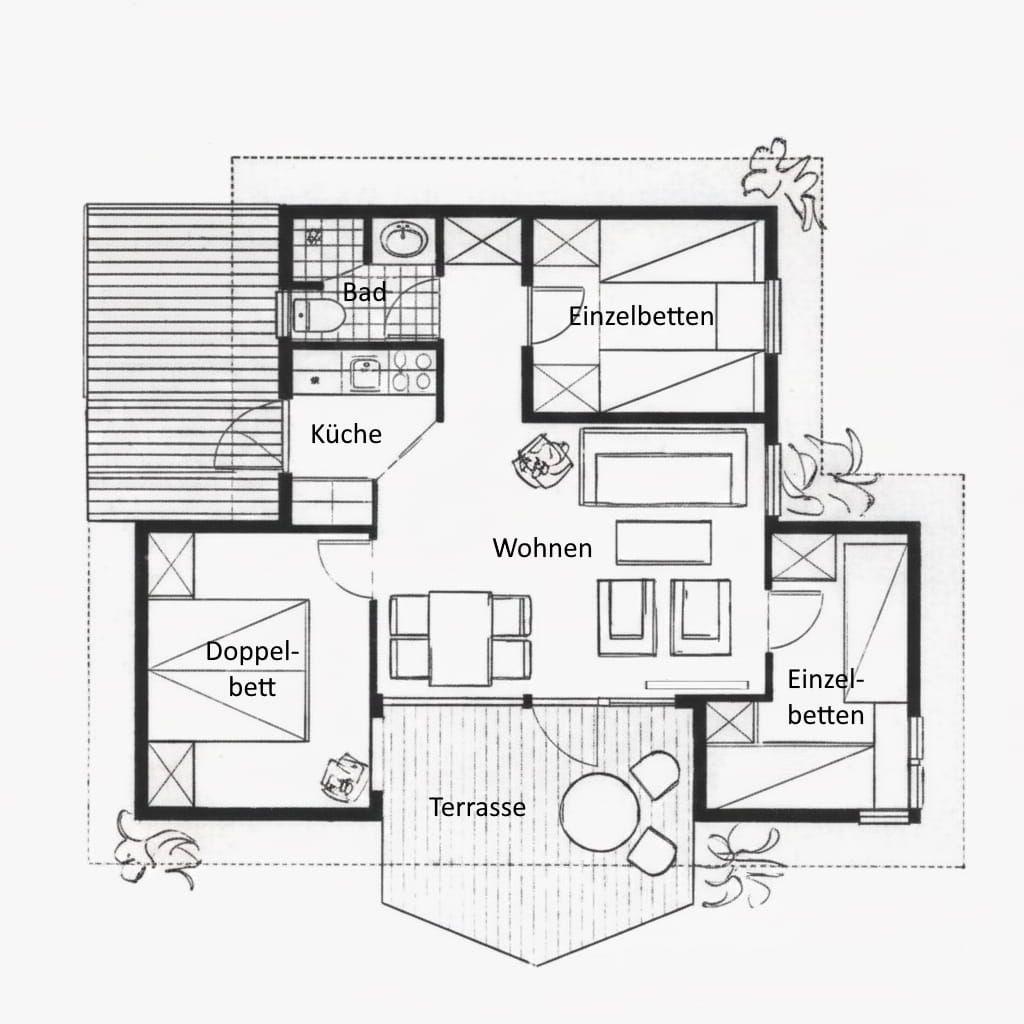  Ferienhaus Typ C Pelzerhaken - Grundriss