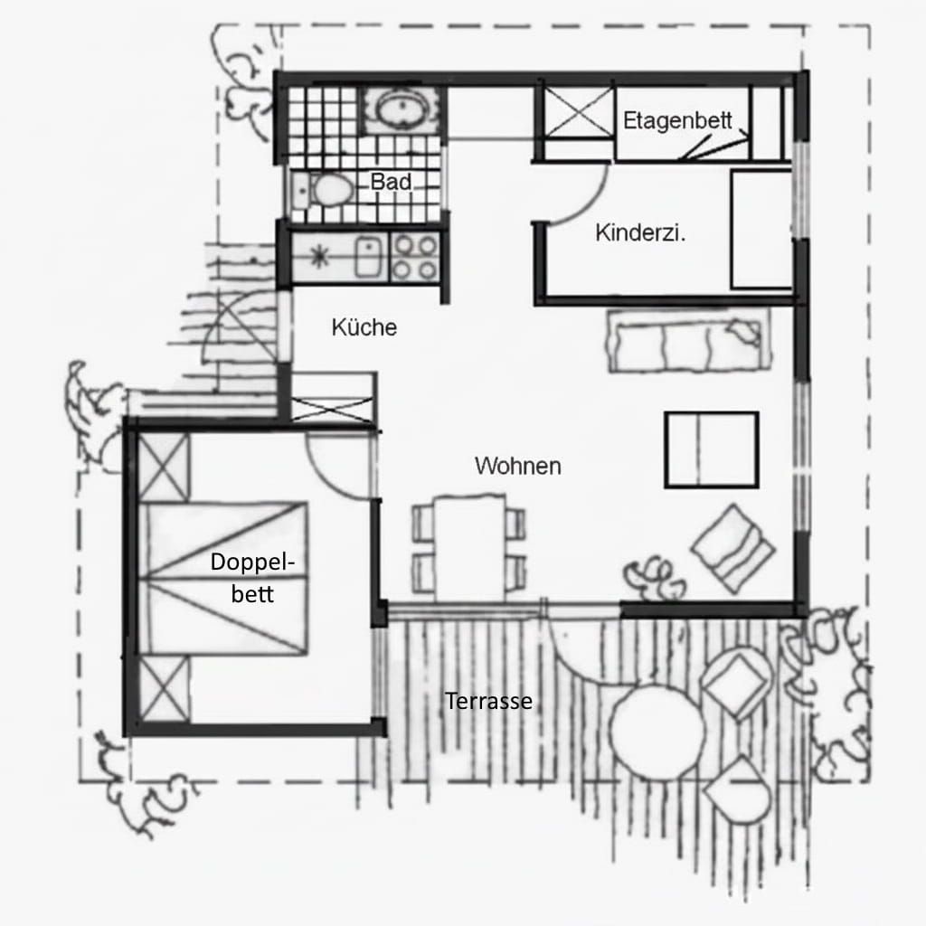  Ferienhaus Typ A Pelzerhaken - Grundriss