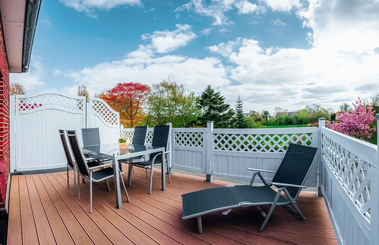 Haus Schultheissenstr. 10 Die große Cuxoase FeWo 1 Döse - Terrasse